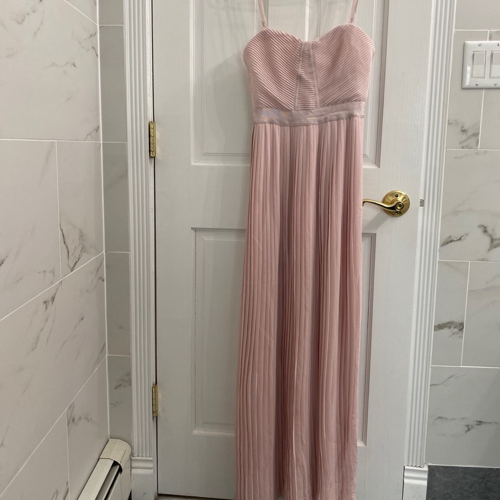H&M Pastel Pink Maxi Dress Size 4